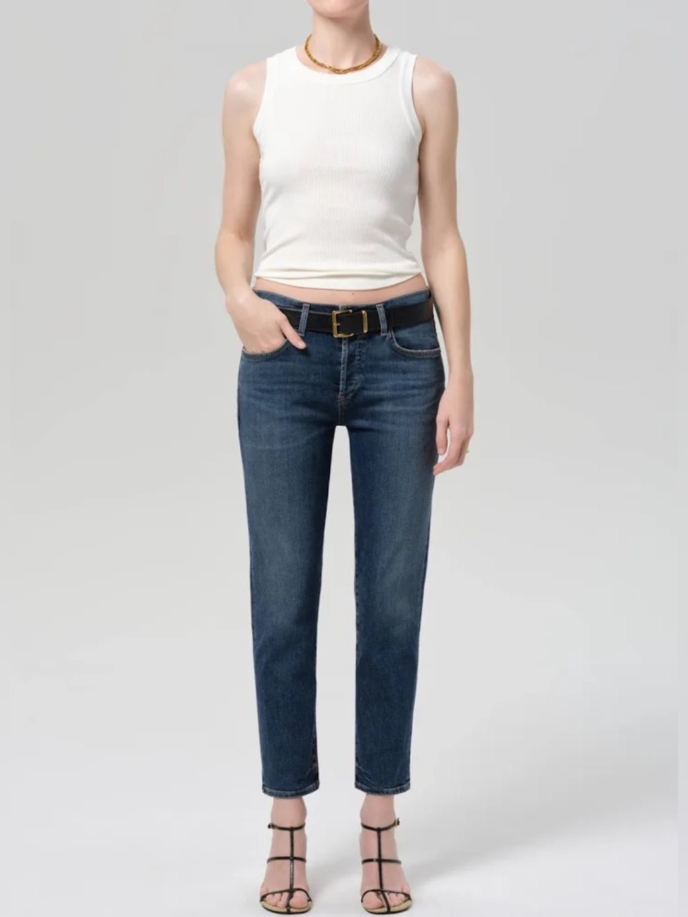 Citizens of Humanity Emerson Slim Boyfriend Jeans (Style 1545D-990) Size 33